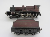 Bassett- Lowke Gauge 0 12vDC Electric LMS Maroon 4-4-0 Compound Locomotive and Tender 1082