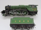 Commercially/Scratch Built Coarse Scale Gauge 0 12vDC Electric LNER Green 2-6-2 V2 Locomotive and Tender 4771 "Green Arrow"