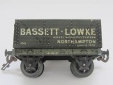 Very Rare Carette Gauge 0 Black with White lettering "Bassett-Lowke" Private Owner Open Wagon