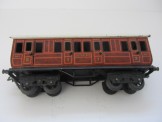 Bing Gauge 0 LNER Dark Teak 1st/3rd Shortie Bogie Coach 265