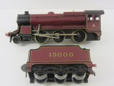 Bassett-Lowke Gauge 0 Clockwork LMS Maroon 2-6-0 Mogul(Crab) Locomotive and Tender 13000