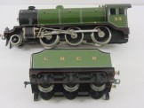 Bassett-Lowke Gauge 0 12v DC LNER Green 2-6-0 Mogul Locomotive and Tender 33