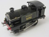 Rare Early Hornby Gauge 0 Clockwork Southern Black No1 Tank Locomotive A600
