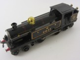 Early Hornby Gauge 0 Clockwork LMS Black 4-4-4 Tank Locomotive 2052