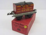 Hornby Gauge 0 NE Flat Truck with Furniture Container Boxed