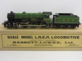 Ludlow Models/Bassett-Lowke Gauge 0 12v DC LNER B17 4-6-0 Locomotive and Tender No 2848 "Arsenal"Boxed