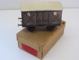 Leeds Gauge 0 Wood and Paper Litho SR Luggage Van Boxed