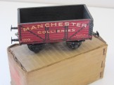 Leeds Gauge 0 Wood and Paper Litho " Manchester Collieries" Open Wagon Boxed