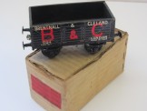 Leeds Gauge 0 Wood and Paper Litho " B&C" Open Wagon Boxed