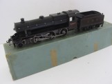 Rare Bassett-Lowke Gauge 0 12vDC LMS Black 2-6-0 Mogul Locomotive and Tender 2947 Boxed