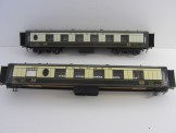 2 Very Rare Exley Gauge 0 Wagon lits Pullman Coaches