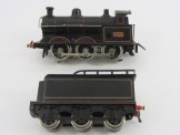 Very Rare Bing Gauge 0 Clockwork LNWR 0-6-0 Cauliflower Goods Locomotive and Tender