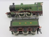 Bing Gauge 0 Clockwork GNR 4-4-2 Atlantic Locomotive and Tender