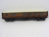 Rare Mills Gauge 0 LNER Teak Brake Third Bogie Coach