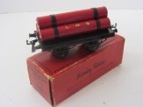 Early Hornby Gauge 0 LMS Gas Cylinder Wagon Boxed
