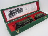 Hornby Gauge 0 20volt "Bramham Moor" Locomotive and Tender (contained in replica P Eliz. type wooden presentation box)