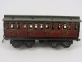 Rare Carette Gauge 0 Midland Clerestory Roof Short 1st/3rd Bogie Coach