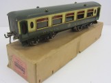 Early Hornby Gauge 0 Green and Cream No2 GNR Dining Saloon Boxed