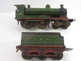Rare Marklin Gauge One Clockwork GNR 4-4-0 Locomotive and Tender 1427