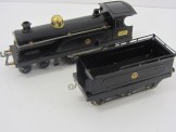 Early Hornby Gauge 0 LMS Black 2711 Locomotive and Tender