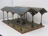 Very Early c1900 Rare Bing Gauge One Tinplate 3-Platform Canopied Station Building