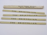 Hornby Gauge 0 Packet of 4 Train Name Boards No16 "The Bristolian"