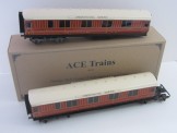 ACE C6 LNER Teak Articulated Sleeping Car Boxed