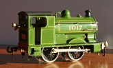 Bassett-Lowke Gauge 0 Clockwork 0-4-0 Peckett Tank Locomotive 1017 Boxed