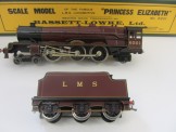 Bassett-Lowke Gauge 0 12vDC LMS Maroon 4-6-2 "Princess Elizabeth" Locomotive and Tender Boxed