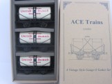 ACE Trains G1/M United Dairies Milk Tank Set A  Boxed