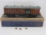 Bassett-Lowke/Carette Gauge 0 LMS TPO Bogie Coach Boxed