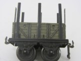 Early Bing Gauge 0 8cm Open Wagon with Stanchions