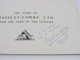 Bassett-Lowke Ltd "Fifty Years of Model Making" Signed by W J Bassett-Lowke