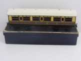 Rare Bing 1924 Series Gauge 0 GWR All First Bogie Coach Boxed