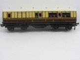 Rare Bing 1924 Series Gauge 0 GWR B/3rd Bogie Coach