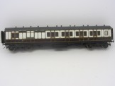 Scratch Built Gauge 0 Wood Construction LNWR Brake Third Side Corridor Bogie Coach