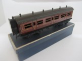 Bing/Bassett-Lowke Gauge 0 1924 Series LMS First Class Bogie Coach Boxed