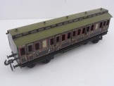 Very Rare Carette Gauge 0 Continental Blue Clerestory Roof Bogie Coach