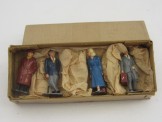 4 Rare Timpo Railway Passengers in Box for 12