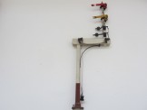Very Rare Bassett-Lowke Gauge 0 Special Order Wooden  Double Arm Bracket Signal