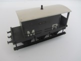 Very Rare Bassett-Lowke Gauge 0 Early Wooden MR 6-Wheeled Brake Van