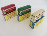 3xMatchbox 1-75 Series No74 London Buses Boxed