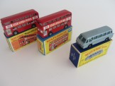 2xMatchbox 1-75 Series No74 Buses and No40 Long Distance Coach All Boxed