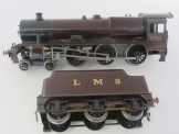 Bassett-Lowke Gauge 0 12v DC LMS Maroon 4-6-0 "Conqueror" Locomotive and Tender