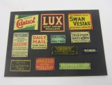 Qty of Bassett-Lowke Tinplate Advertising Signs