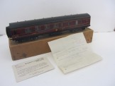 Exley Gauge 0 K6 LMS Brake Third Bogie Coach  Boxed with original Paperwork