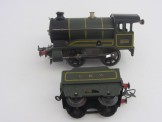 Very Rare Postwar Hornby Gauge 0 Clockwork  Great Western 501 Locomotive 9319 and Coat of Arms Tender