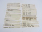 43 Original Gauge 0 Cardboard Coach Destination Boards