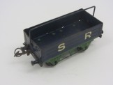 Hornby Gauge 0 SR Blue with Green Chassis "B" Type Open Wagon