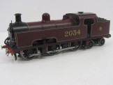 Commercially Built and Detailed to a very high standard Gauge 0 12v DC 3-rail Coarse Scale Midland Maroon 0-6-4 Flatiron Tank Locomotive 2034